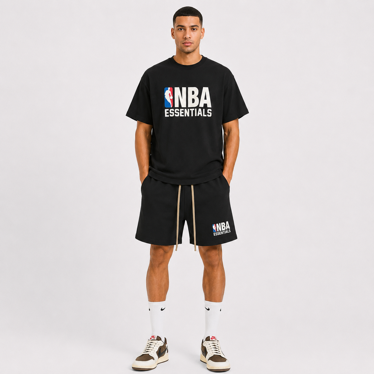 NBA Black White Blue Summer Set