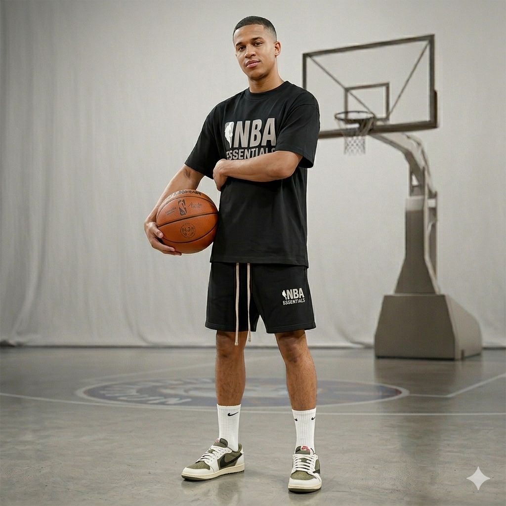 NBA Black Beige Summer Set